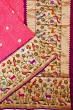 Banarasi Silk Bandhani Butta Pink Saree