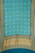 Kanchipuram Silk Bandhani Sky Blue Saree