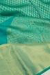 Kanchipuram Silk Brocade Sea Green Saree