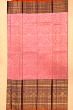 Kanchipuram Silk Brocade Pink Saree