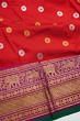 Kanchipuram Silk Twill Butta Red Saree