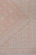 Lucknow Chikankari Georgette Embroidery Peach Saree