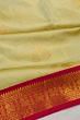 Kanchipuram Silk Tissue Butta Pista Green Saree