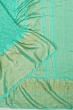 Kanchipuram Silk Bandhani Sea Green Saree