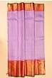 Kanchipuram Silk Brocade Lavender Saree