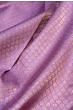 Kanchipuram Silk Brocade Lavender Saree