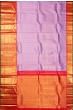 Kanchipuram Silk Brocade Lavender Saree