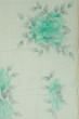 Organza Horizontal Lines And Printed Pastel Green Saree