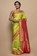 Sambalpuri Silk Ikat Green Saree