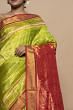 Sambalpuri Silk Ikat Green Saree