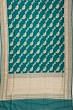 Banarasi Silk Kadwa Jaal Teal Green Saree