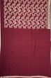 Banarasi Silk Kadwa Jaal Burgundy Saree