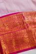 Kanchipuram Silk Brocade Lavender Saree