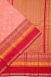 Kanchipuram Silk Twill Butta Peach Saree