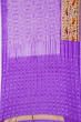 Banarasi Silk Bandhani And Butta Lavender Saree