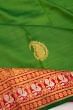 Kanchipuram Silk Butta Green Saree