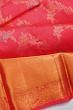 Kanchipuram Silk Jaal Pink Saree