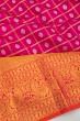 Kanchipuram Silk Checks And Butta Pink Saree