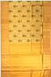 Kanchipuram Silk Tissue Brocade Gold Saree