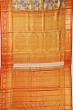 Kanchipuram Silk Tissue Brocade Gold Saree