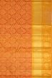 Taranga Kanchi Silk Tissue Brocade Orange Saree