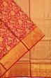 Kanchipuram Silk Brocade Red Saree