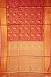 Kanchipuram Silk Brocade Red Saree