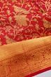 Kanchipuram Silk Brocade Red Saree