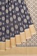 Pochampally Silk Ikat Dark Blue Saree