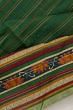 Chanderi Cotton Kanta Work Green Saree