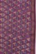 Chanderi Cotton Floral Printed Lilac Saree