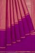 Taranga Kanchi Silk Checks Purple Saree