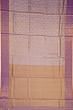 Kanchipuram Silk Tissue Brocade Violet Saree