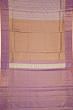 Kanchipuram Silk Tissue Brocade Violet Saree