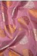 Kanchipuram Silk Tissue Butta Lavender Saree