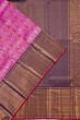 Kanchipuram Silk Brocade Pink Saree