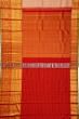 Kanchipuram Silk Checks And Butta Peach Saree