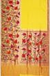 Paithani Silk Butta Yellow Saree