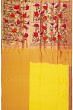 Paithani Silk Butta Yellow Saree