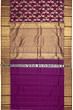 Kanchipuram Silk Jaal Purple Saree