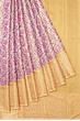 Kanchipuram Silk Tissue Brocade Purple Saree