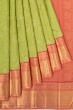 Kanchipuram Silk Brocade Green Saree