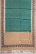 Tussar Brocade Teal Green Saree