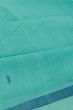 Ponduru Handspun Cotton Butta Sea Green Saree