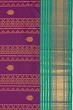 Kanchipuram Silk Brocade Purple Saree