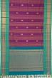 Kanchipuram Silk Brocade Purple Saree