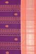 Kanchipuram Silk Brocade Purple Saree