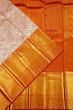 Kanchipuram Silk Brocade Snuff Saree