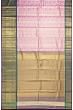 Kanchipuram Silk Tissue Brocade Baby Pink Saree