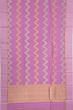 Organza Half-n-Half Jaal And Butta Lavender Saree